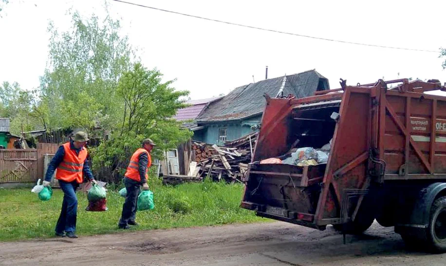 Вывоз мусора из частного дома в Переславле-Залесском в октябре