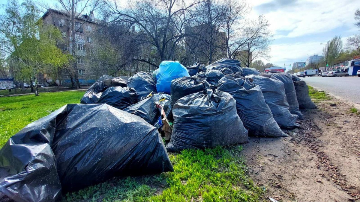 Вывоз и утилизация мусора после субботника в Переславле-Залесском в октябре