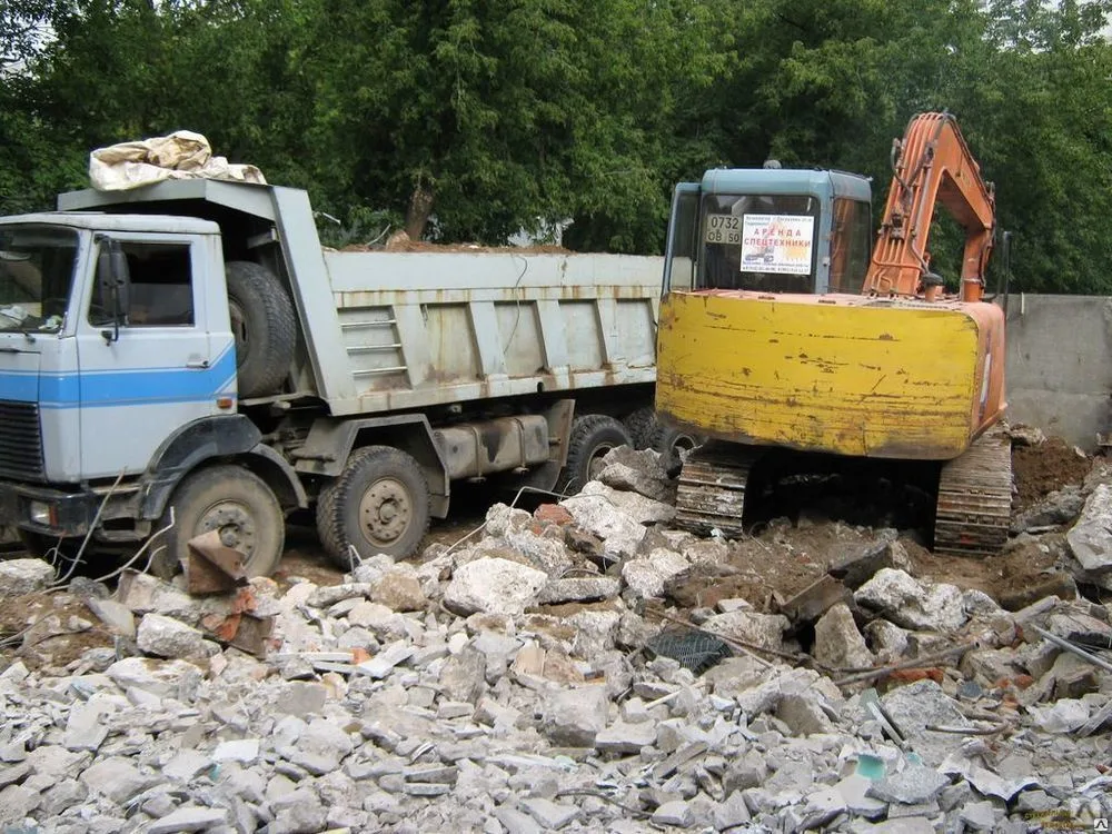 Вывоз бетонного боя и утилизация в Переславле-Залесском в октябре