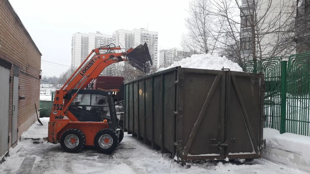 Вывоз снега контейнерами в Переславле-Залесском — цена от 3321 руб., заказать контейнер для снега в ПроМусор